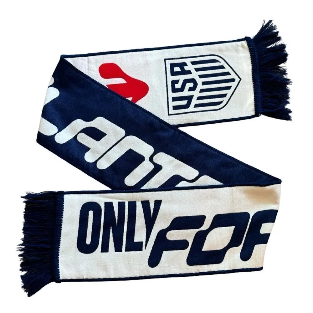 Ruffneck US Men's National Team- Only Forward Soccer Scarf, Red, White, Blue NWT